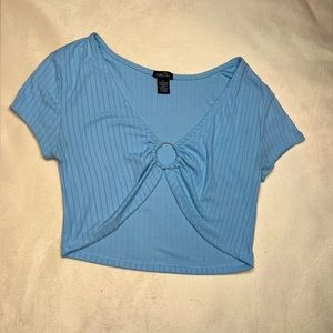 Blue Rue21 crop top